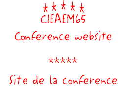 Per andare al sito CIEAEM65